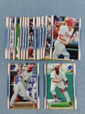 2007 UPPER DECK SERIES 1 MVP PREDICTOR (BLUE) PHILADELPHIA PHILLIES TEAM SET