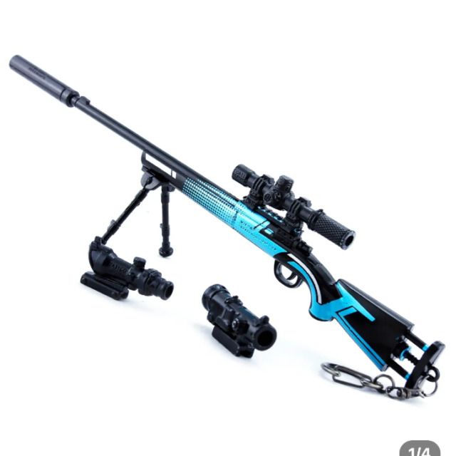 Arma Brinquedo Sniper Com Mira Presente Menino A Pilha Top