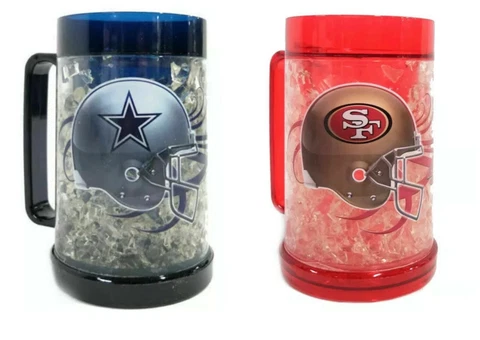 NFL 16 oz Frosty Freezer Mug, Officially Licensed, NEW Choose Your Team Cover