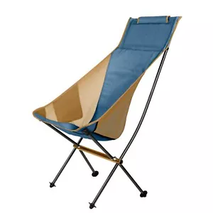 Klymit Ridgeline Camping Chair for Adults, Folding Chair for Outside, Blue - Picture 1 of 5