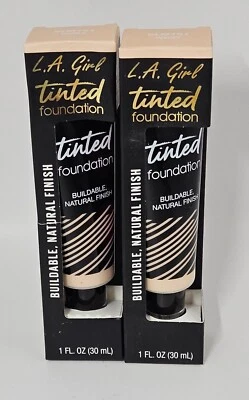 2 L.A. Girl Tinted Foundation, Buildable Natural Finish - GLM751 IVORY (1 Oz) - Image 1 of 3