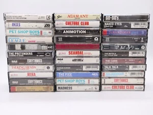 Lot of 33 80's 90's New Wave Alternative Cassette Tapes - Picture 1 of 19