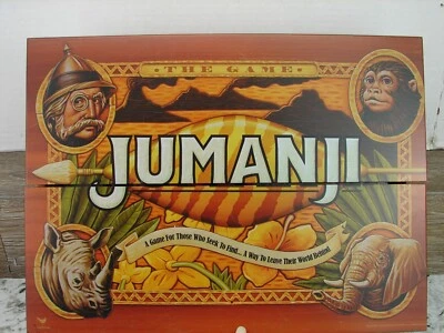 Juego de Mesa JUMANJI Edición Cardinal 2017 En Madera Real Caja Madera 100% Completo  Foto 1 de 4