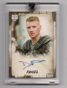WALKING DEAD AUTOGRAPH COLLECTION DANIEL NEWMAN AS DANIEL  #/99  HTF ITEM!