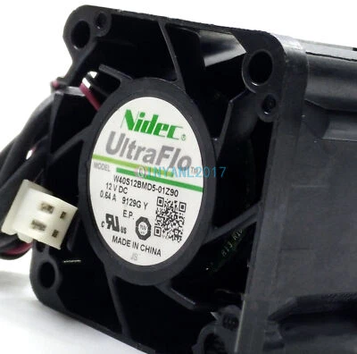 1PC New Nidec W40S12BMD5-01Z90 4028 4CM 12V 0.64A 2-pin cooling fan - Image 1 of 4