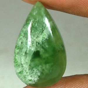 100% Natural Green Jade Pear Cabochon Loose Gemstones 11.60Cts 13x 22x 06mm - Picture 1 of 3