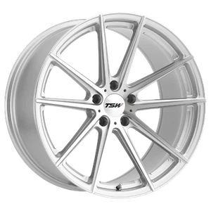 TSW Bathurst 19X9 5X120 15 ET 76.1 CB Silver w/Mirror Cut Face - Picture 1 of 1