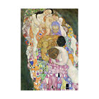 Klimt Death Life 1916 Old Master Painting Framed Art Print Picture Mount 12x16"