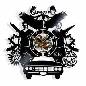 Supernatural Vinyl Wanduhr Geschenk Geburtstag Urlaub Zuhause Zimmer Dekor Design - Bild 1 von 5