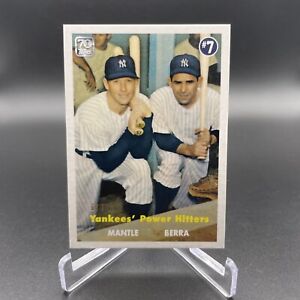 2021 Topps X Mickey Mantle - MANTLE BERRA 1957 SSSP 6/7 POWER NY Yankees