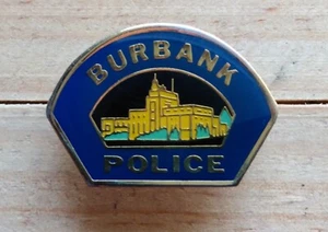 Genuine Burbank Police Enamel Pin California c.1971 - Picture 1 of 2