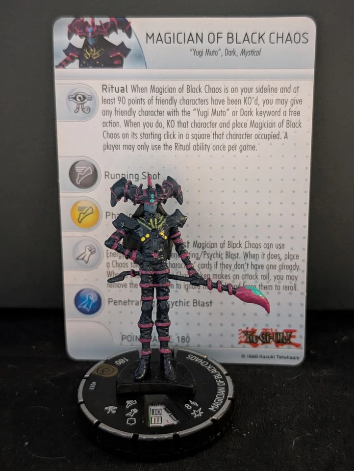 WizKids Heroclix YuGiOh! Serie 2 017 Mago del Caos Negro Súper Raro Foto 1 de 1