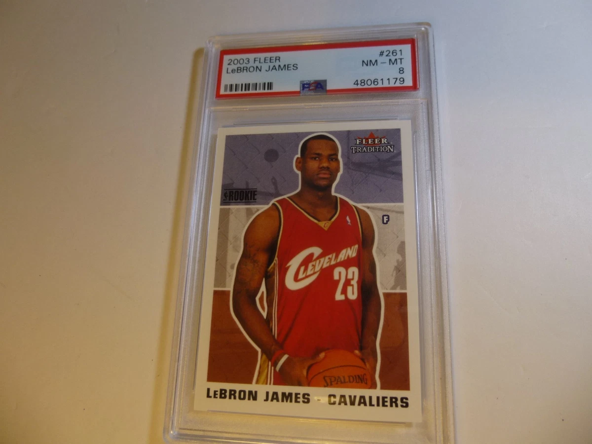 LeBron James Basketball Grade 8 Rookie Sports Trading Cards