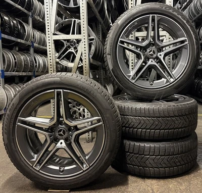 4x Orig Mercedes-Benz Winterräder AMG 225/45 R19 104V S-Klasse A2234011300 3635 - Bild 1 von 3