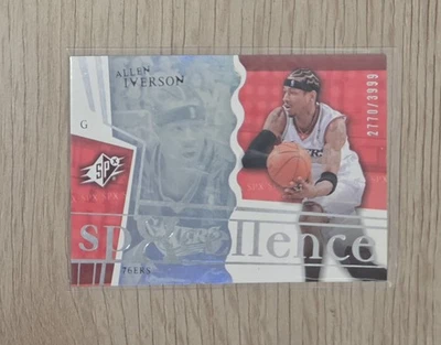 ALLEN IVERSON 2003-04 Upper Deck SPXcellence! #91  /3999  76ers "The Answer" MVP - Image 1 of 4