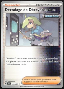 Carte Pokémon Décodage de Décryptomane 145/162   Forces Temporelles Français - Picture 1 of 2
