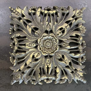 Architectural Wall Tiles Botanical Garden Resin Plaques Indoor Outdoor 11" Sq 3D - Picture 1 of 6