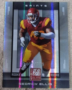 2008 Donruss Elite #184 Sedrick Ellis #/999 - Picture 1 of 2