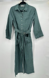 Mono The Great Olive Vintage Style Cover Alls Talla 1 cinturón oliva - Imagen 1 de 11