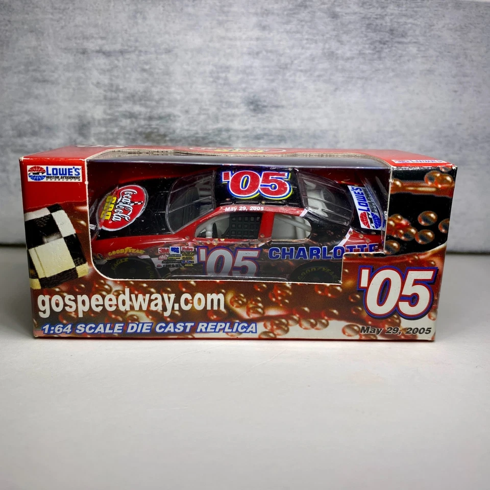 NASCAR Lowe’s Motor Speedway May 2005 Coca-cola 600 Die Cast Car 1 64