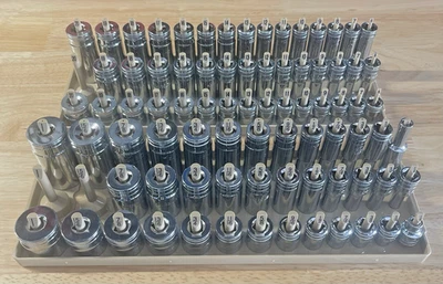 GearWrench 3/8” Metric & SAE Shallow Mid Deep 6 pt Sockets w/ Hansen Trays - Image 1 of 4