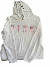 Victoria’s Secret Pink Pullover Hoodie Lightweight Womens Size Large #488