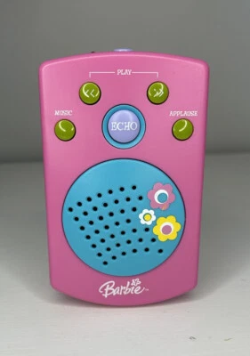 2006 Barbie Sing With Me Echo Box BE-113 HTF Pink Edition Clip On Speaker Player - Image 1 of 4