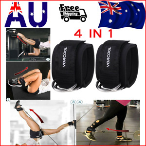 2Pcs Foot Ankle Strap for Cable Machine Attachment Fitness Training Ankle Strap
