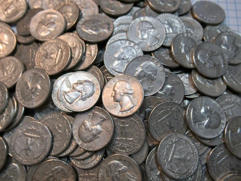[Lot of 40] Full Roll - Washington Quarters - All Year of 1964 - 90% SILVER! Cover