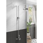 Cassellie Deluge Traditional Rigid Riser Shower Kit Delk001 Thermostatic Mixer
