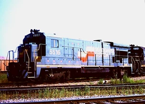 ORIGINAL KODACHROME SLIDE SEABOARD SYSTEM B30-7 #5516 PORTSMOUTH, VA JUNE 1986 - Picture 1 of 1