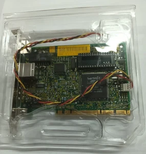 3COM 02-0167-000 REV. 02 NETWORK CARD, ETHERNET ADAPTER CARD 3C905B-TX + cable - Bild 1 von 3