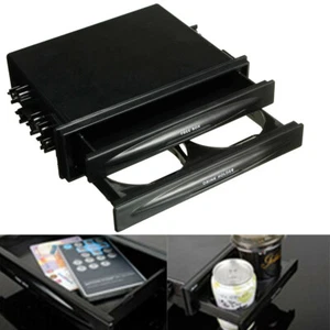 Car Single Din Radio Pocket Kit w/Drink-Cup Water Coffee Cup Holder Storage Box - Bild 1 von 9