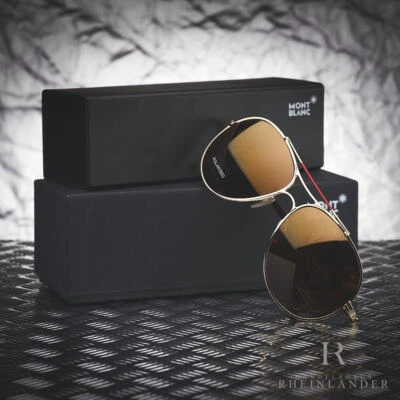 Montblanc Eyewear Collection Timewalker Special Edition Polar Sunglasses 118071 - Imagem 1 de 4