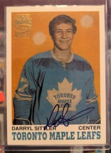 2001-02 Topps Archives FULL AUTO Rookie ** DARRYL SITTLER ** SP Toronto 2002 OPC - Picture 1 of 2
