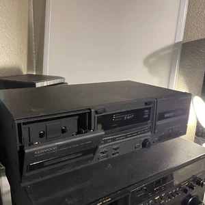 KENWOOD KX-W895 Stereo Double Cassette Deck - TESTED - Picture 1 of 13