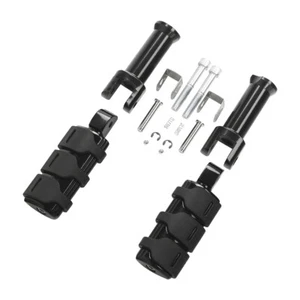 Black Passenger Footpeg Footrest Mount Fit For Harley Softail Low Rider 18-2023 - Picture 1 of 9