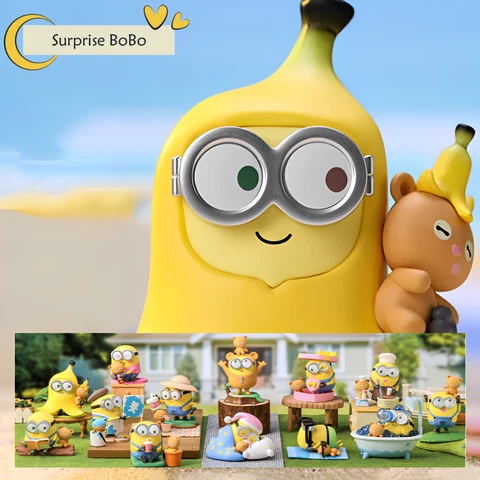 NEW POP MART Minions Bob + Tim Better Together Series Confirmed Blind Box Figure Cover