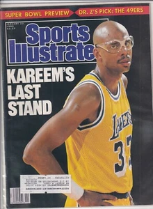 Sports Illustrated Kareem Abdul Jabbar Super Bowl January 23, 1989 091619nonr - Picture 1 of 1