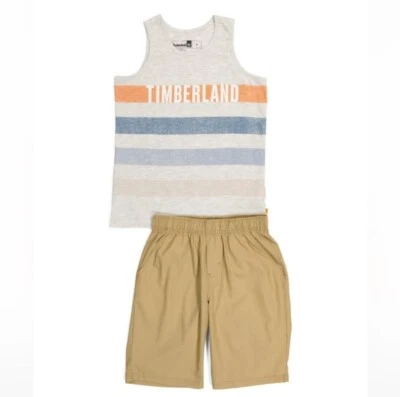 Timberland Boys 2 Pieces Tank Short Set Size 8 - Image 1 of 2