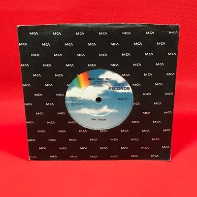 BING CROSBY White Christmas 7" vinyl single 45 xmas God Rest Ye Merry Gentlemen - Image 1 of 2