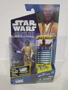 Star Wars Clone Wars Collection Mace Windu #CW20 HASBRO 2010 New in Box - Picture 1 of 2