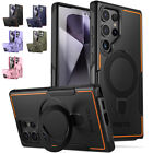 For Galaxy S24 Ultra S24 Plus MagPro Case Shockproof Cover w/Magnetic Ring Stand