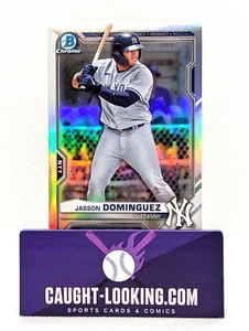 2021 Bowman Draft - Chrome Refractor #BDC-77 Jasson Dominguez (RC) - Bild 1 von 2