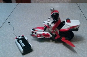 Power Rangers S.P.D. - Radio Control R/C SPD Cycle With Red Ranger. 2004 bandai. - Picture 1 of 10