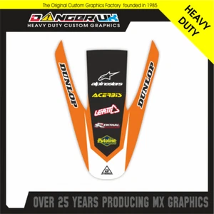 KTM 125 250 300 450 500 EXC 2003 REAR MUDGUARD FENDER GRAPHICS DECALS STICKERS - Picture 1 of 1