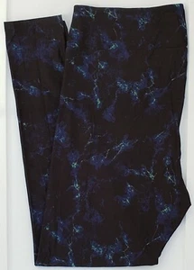 TC2 LuLaRoe Tall & Curvy2 Leggings Black Marbled Rare Print! NWT U34 - Picture 1 of 6