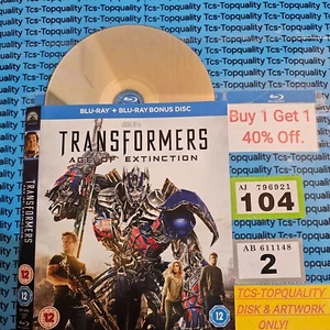 Transformers age of extinction Blu-Ray disc and artwork only. Save £s. - Picture 1 of 1