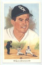 LUIS APARICIO unsigned Perez Steele CELEBRATION Card - Set Break