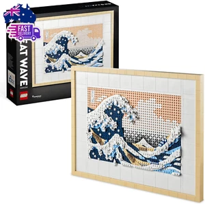 Art Hokusai – the Great Wave Building Set for Adults, Japanese Wall Art Model Ki - Picture 1 of 12